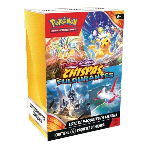 Pokémon TCG: Scarlet & Violet-Chispas Fulgurantes Booster Bundle (6 Packs)