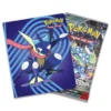 Mini Portafolio Pokémon TCG con capacidad para 60 cartas, ilustrado con diseños de Great Tusk e Iron Treads. Incluye un sobre de cartas Pokémon TCG. Perfecto para organizar y proteger tu colección