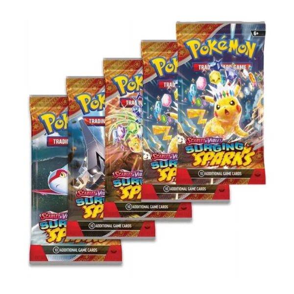 Pokémon TCG: Scarlet & Violet-Chispas Fulgurantes Booster Bundle (6 Packs)