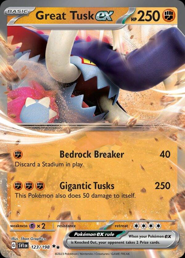 Great Tusk ex - 123/198