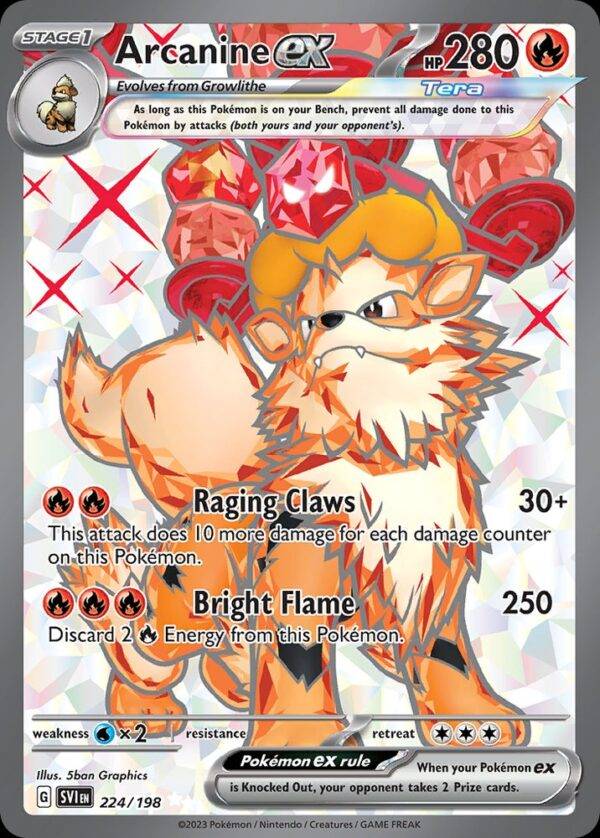 Arcanine ex - 224/198