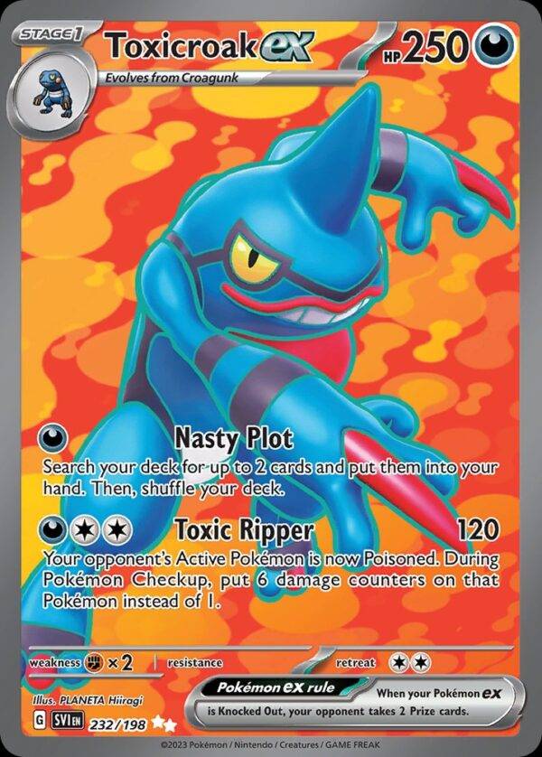Toxicroak ex - 232/198