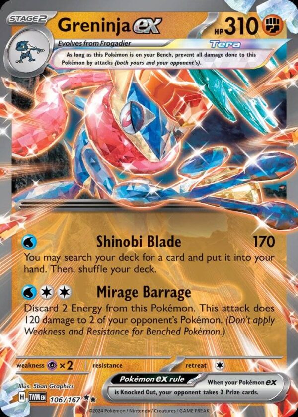 Greninja ex - 106/167