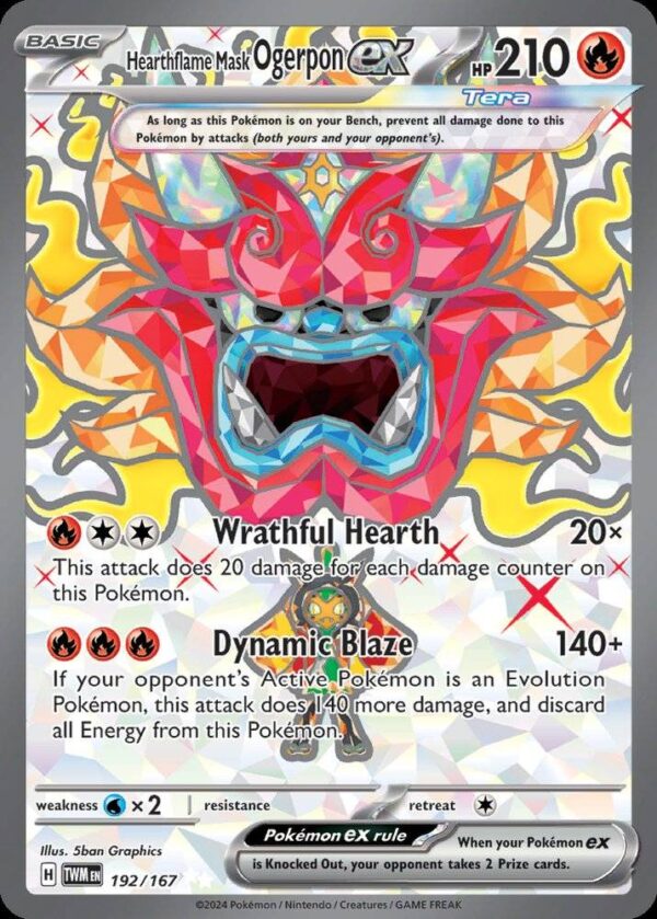 Hearthflame Mask Ogerpon ex - 192/167