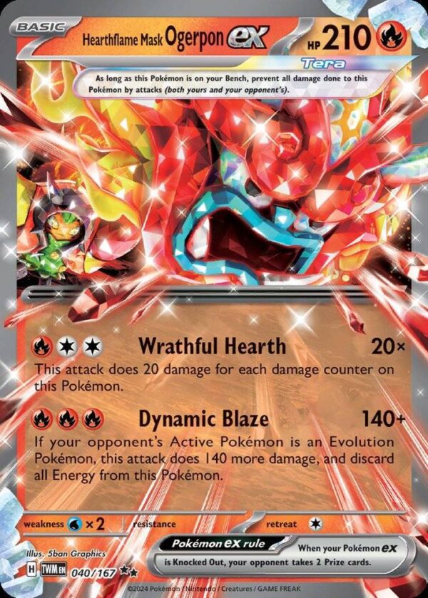 Hearthflame Mask Ogerpon ex - 040/167