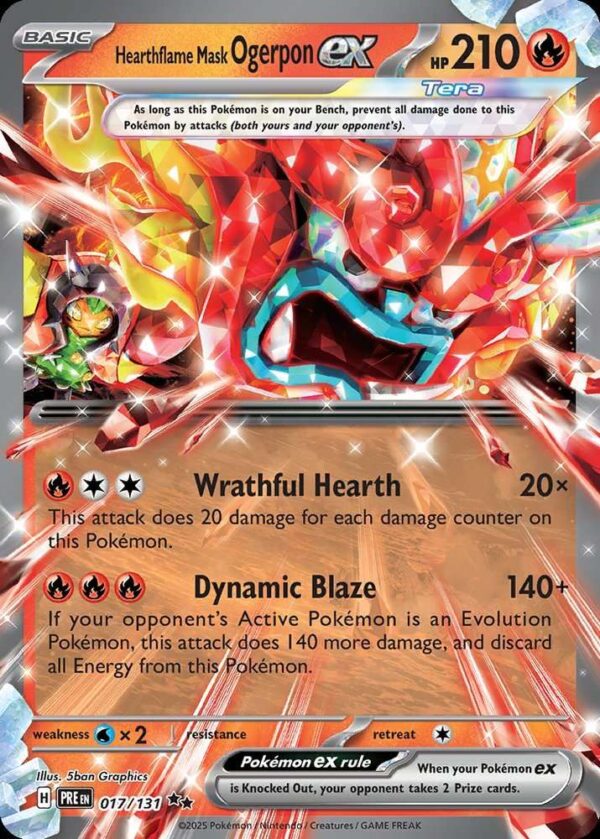 Hearthflame Mask Ogerpon ex - 017/131