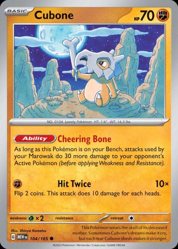 Cubone - 104/165