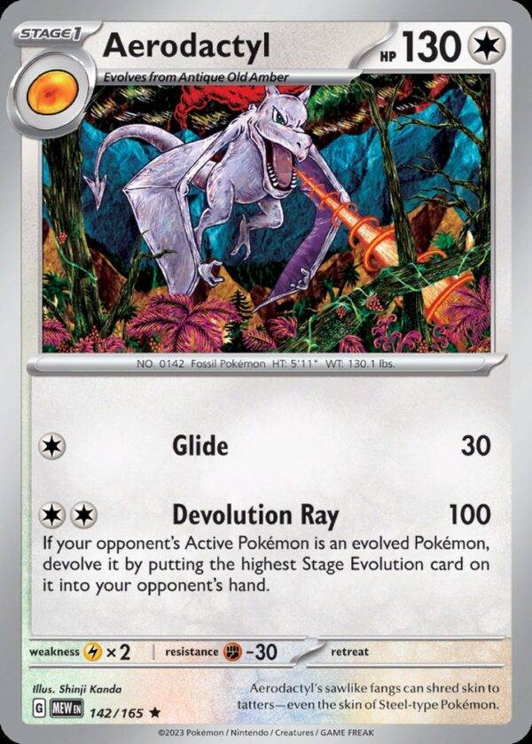 Aerodactyl - 142/165