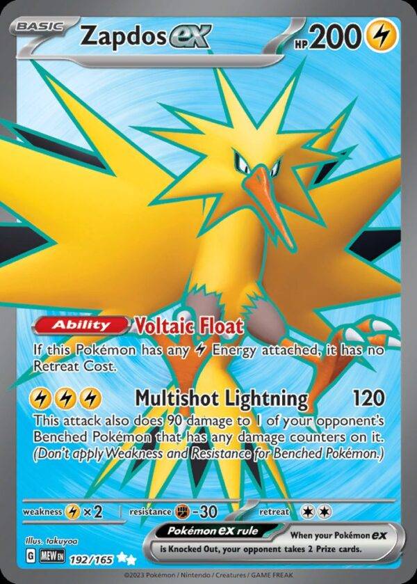 Zapdos ex - 192/165