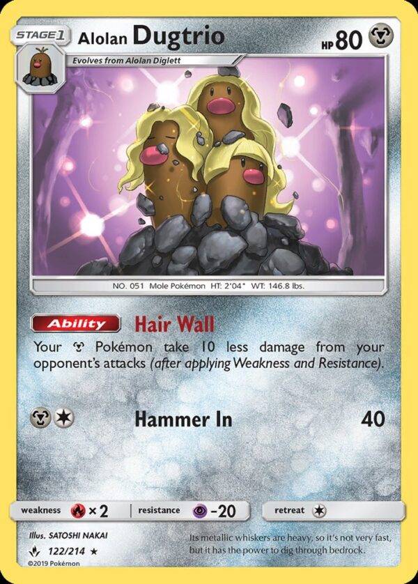 Alolan Dugtrio - 122/214