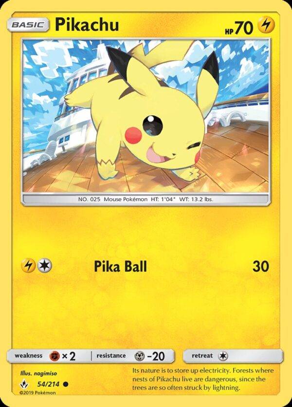 Pikachu - 54/214