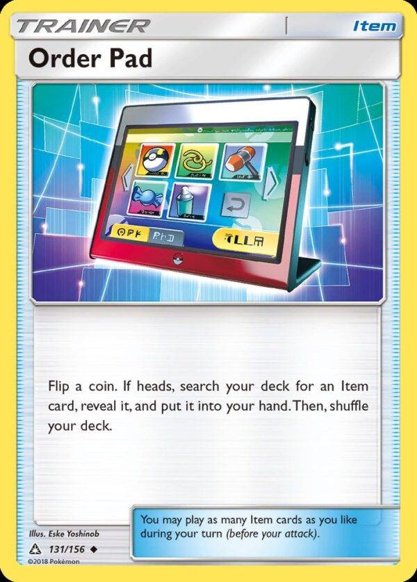 Order Pad - 131/156