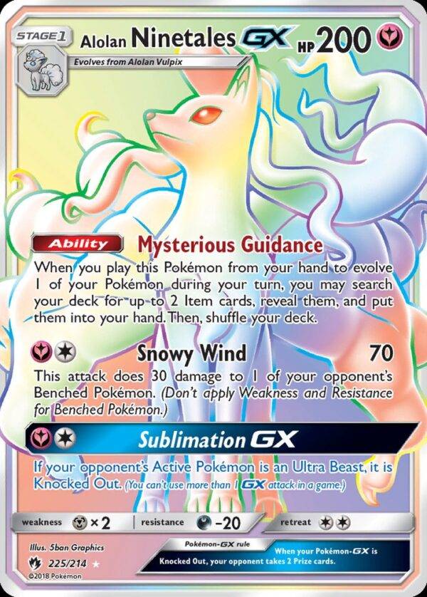 Alolan Ninetales-GX - 225/214