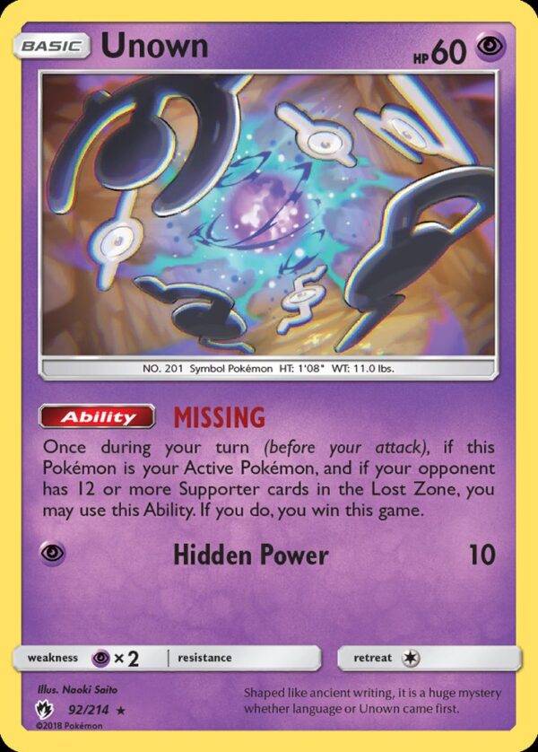 Unown - 92/214