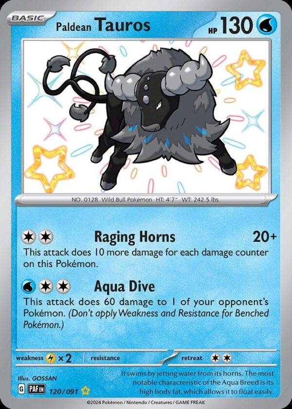 Paldean Tauros - 120/091