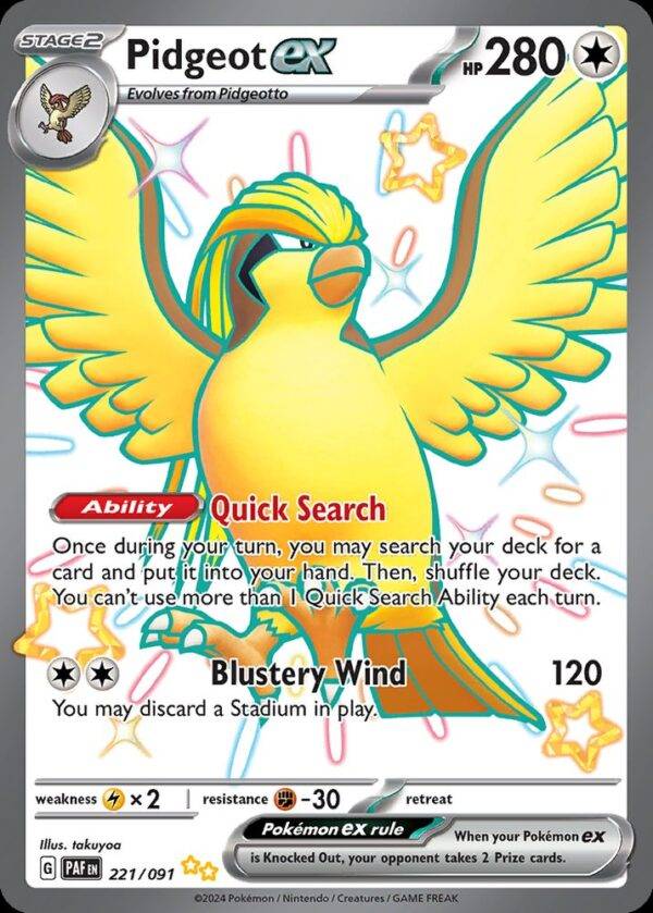 Pidgeot ex - 221/091