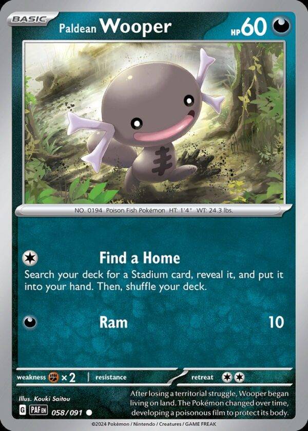 Paldean Wooper - 58/091