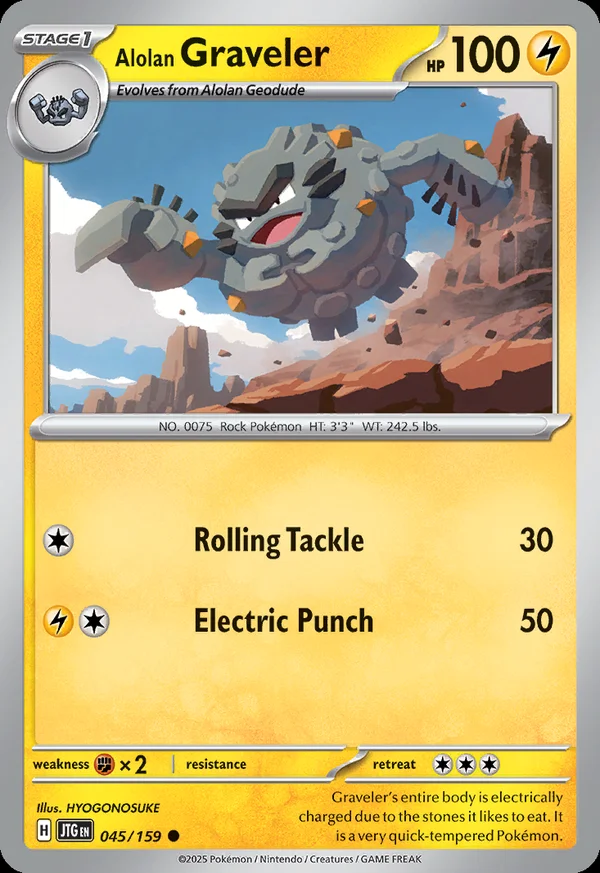 Alolan Graveler - 45/159