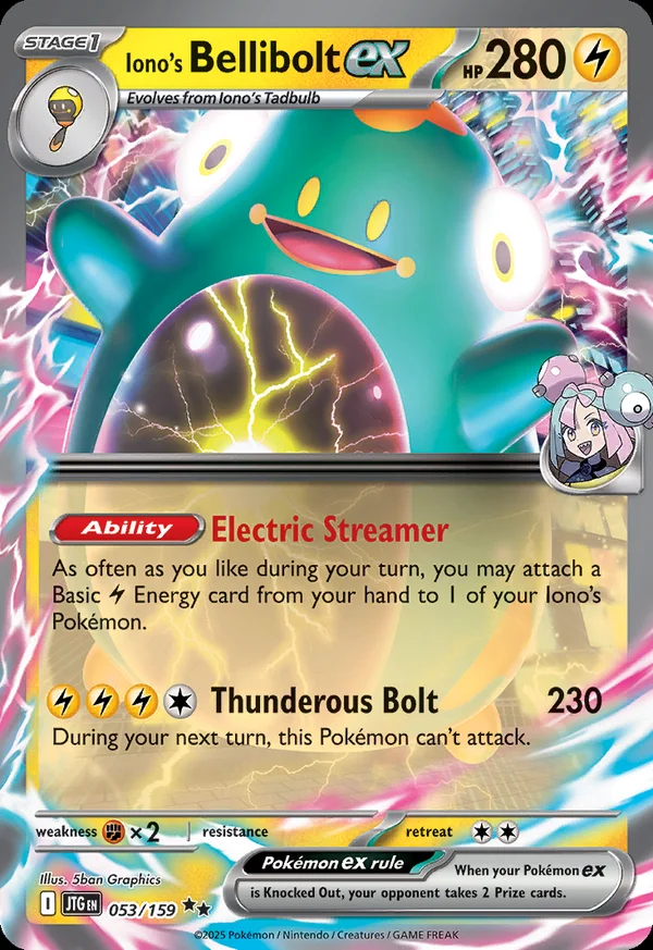 Iono's Bellibolt ex - 53/159