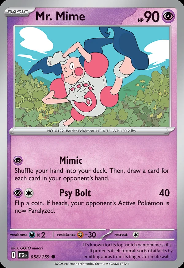 Mr. Mime - 58/159