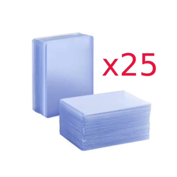 Paquete de 25 Top Loaders para cartas Pokémon Pack económico de 25 Top Loaders rígidos ideales para proteger tu colección Pokémon