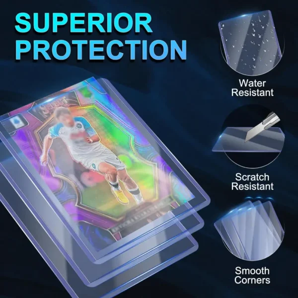Fundas rígidas para cartas con resistencia al agua, rayones y esquinas suaves para máxima protección