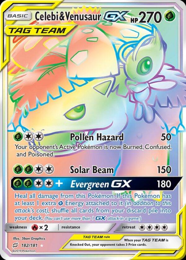 Celebi & Venusaur-GX - 182/181