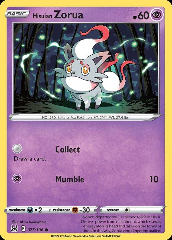 Hisuian Zorua - 75/196