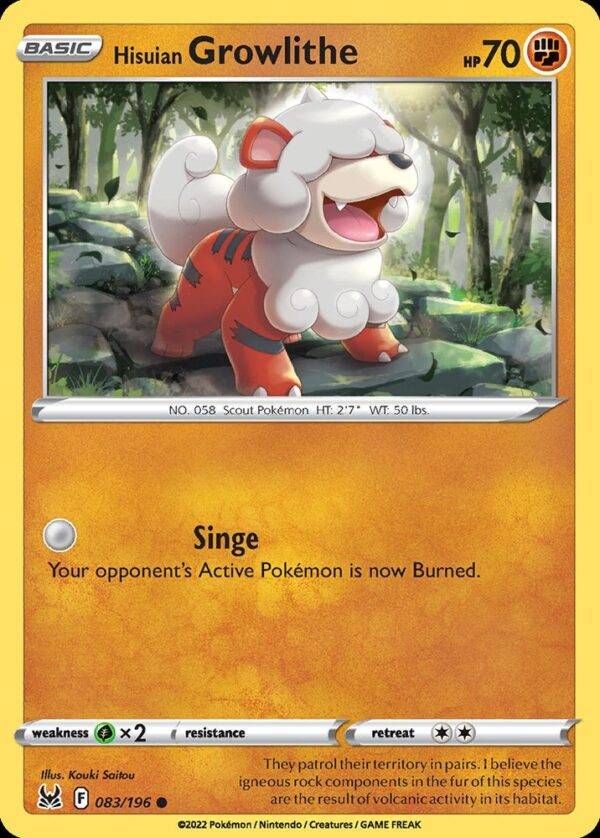 Hisuian Growlithe - 83/196