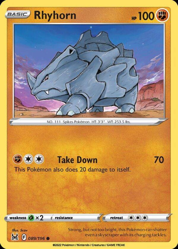 Rhyhorn - 89/196
