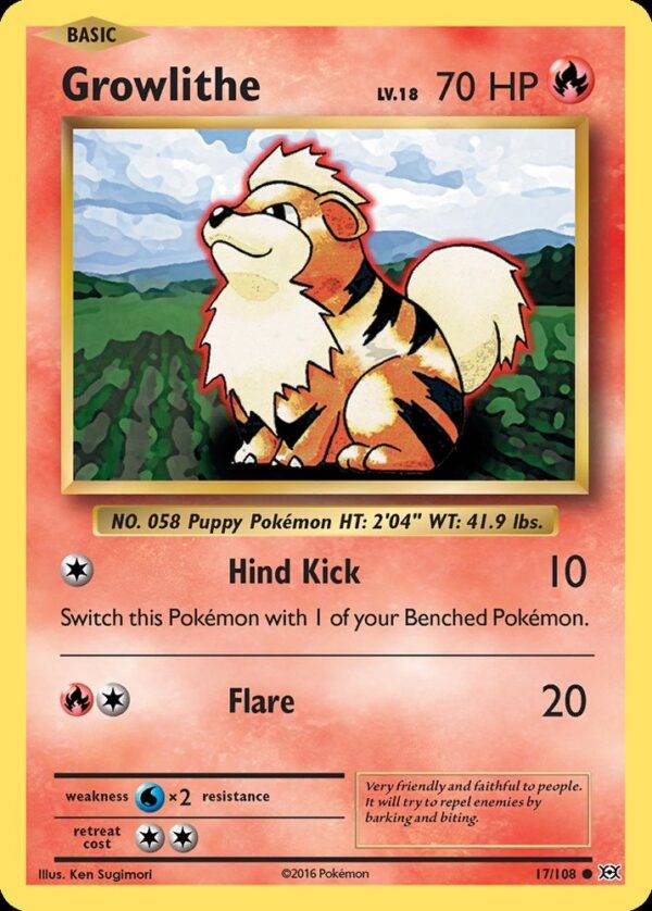 Growlithe - 17/108
