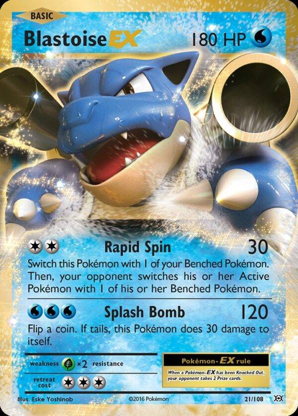 Blastoise-EX - 21/108