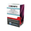 Parte trasera de la caja Build & Battle que muestra los contenidos del producto Pokémon TCG Rivales Predestinados