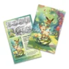 Art card de Leafeon incluida en la Mini Tin Evoluciones Prismáticas de Pokémon TCG con detalles del Pokémon