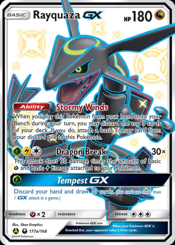 Rayquaza-GX - 177a/168