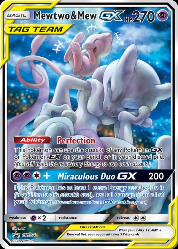 Mewtwo & Mew-GX - SM191
