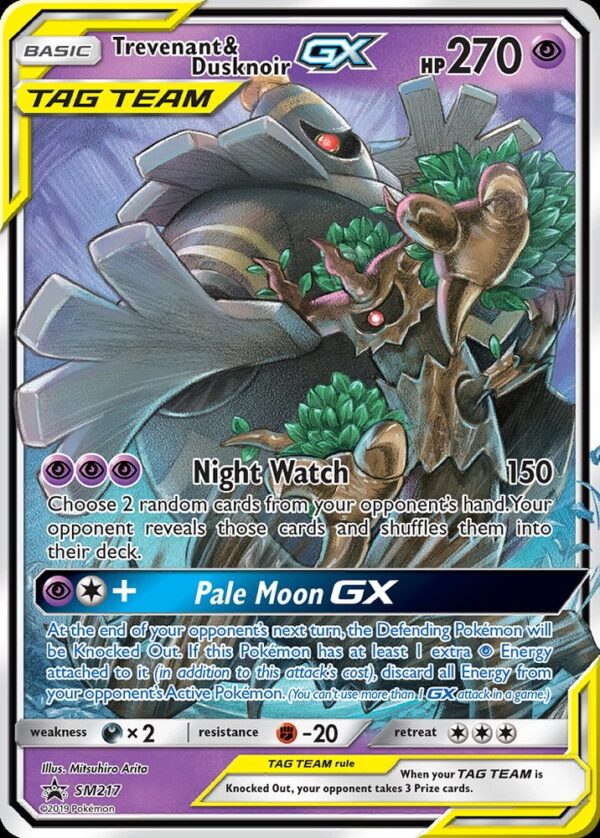 Trevenant & Dusknoir-GX - SM217