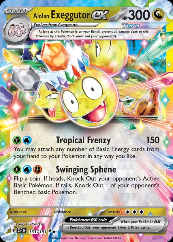 Alolan Exeggutor ex - 133/191