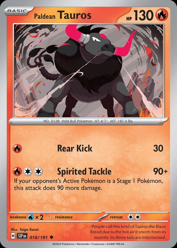 Paldean Tauros - 18/191