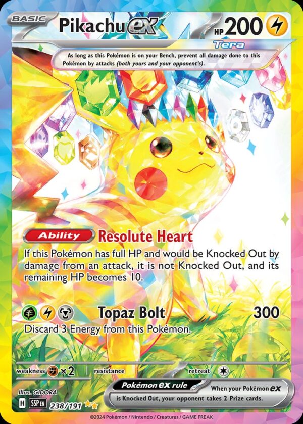Pikachu ex - 238/191