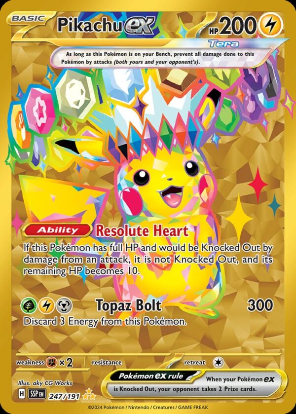 Pikachu ex - 247/191