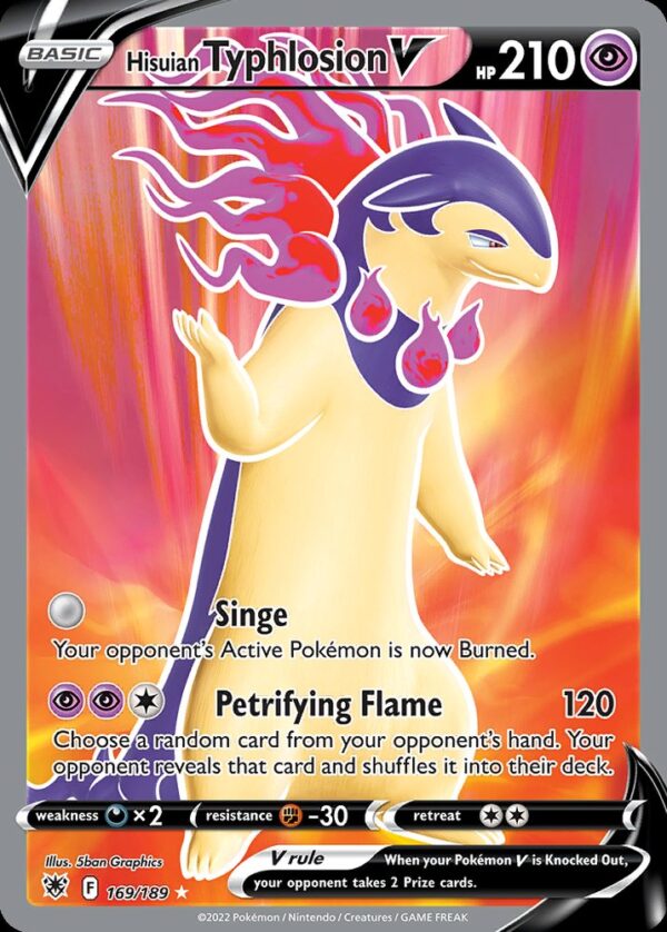 Hisuian Typhlosion V - 169/189