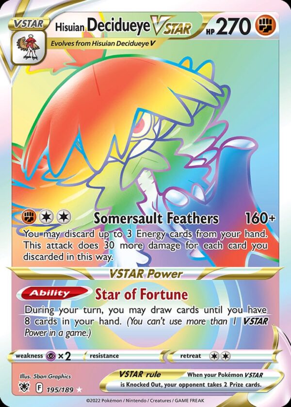 Hisuian Decidueye VSTAR - 195/189