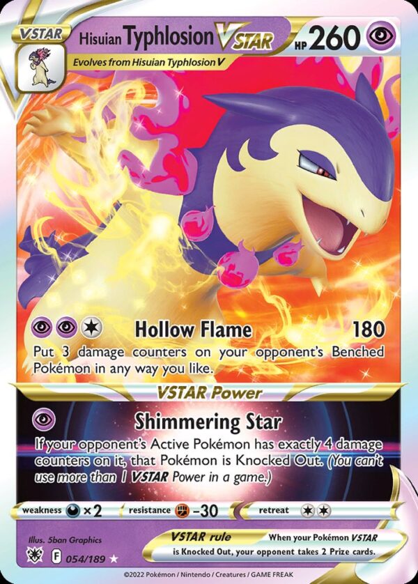 Hisuian Typhlosion VSTAR - 54/189