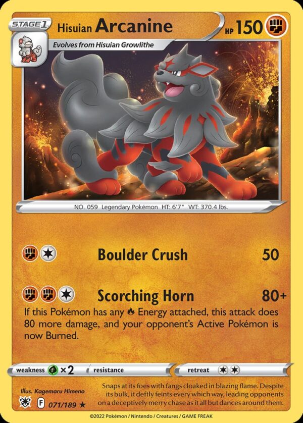 Hisuian Arcanine - 71/189