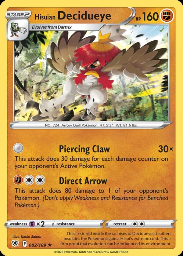 Hisuian Decidueye - 82/189