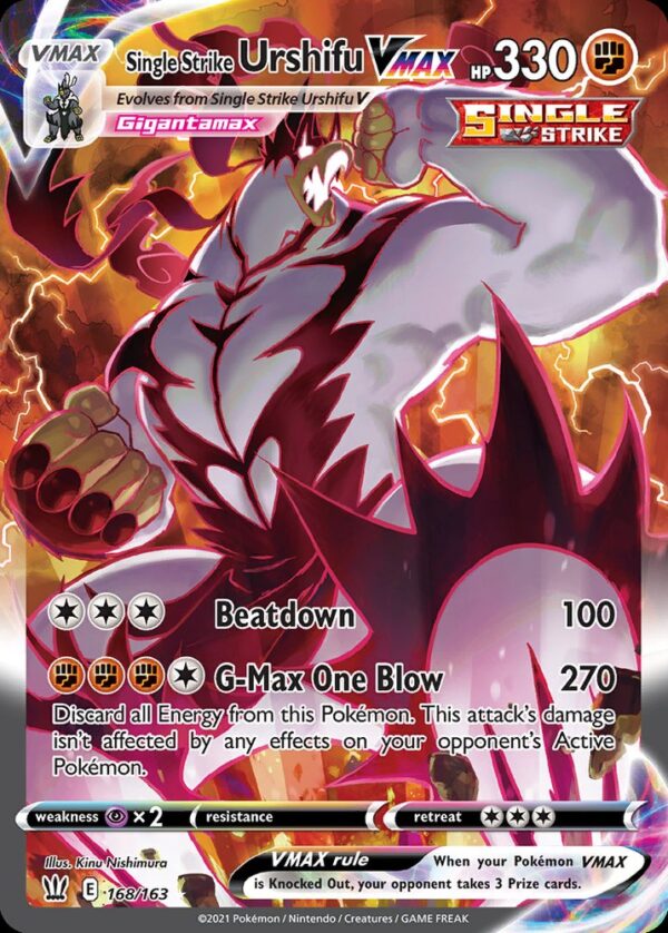 Single Strike Urshifu VMAX - 168/163