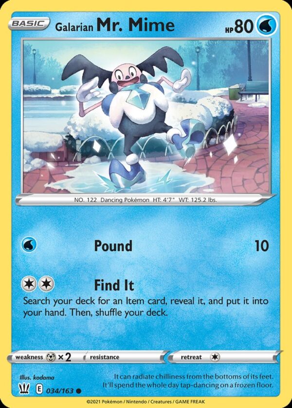Galarian Mr. Mime - 34/163