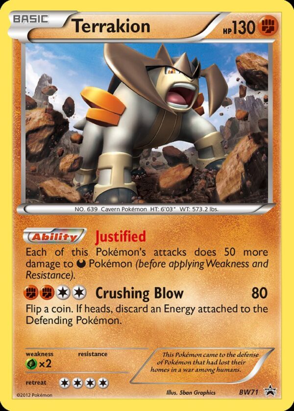 Terrakion - BW71