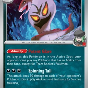 Team Rocket's Arbok - 113/182